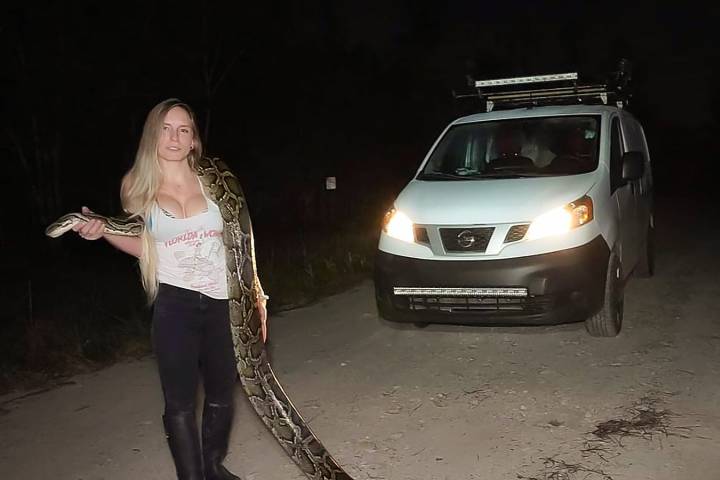Florida snake woman: What it’s like to catch 60 pythons with your bare hands.