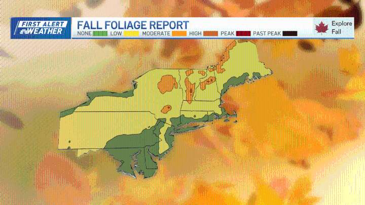 Fall foliage tracker: Color starting to show in New England