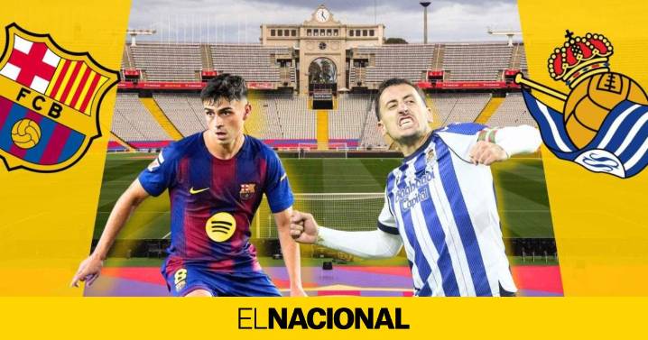 Barça - Real Sociedad: horario y dónde ver por TV el partido de la 7.ª jornada de LaLiga EA Sports