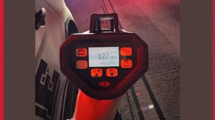 Driver speeding at 127 mph arrested for DUI, police say
