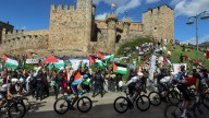 Las protestas propalestinas obligan a la Vuelta a recortar el recorrido de la contrarreloj de Valladolid
