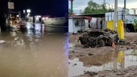 Inundaciones en Hermosillo, Sonora; Vehículos Fueron Arrastrados
