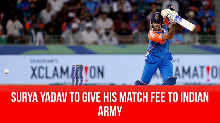 Surya Yadav To Give His Match Fee To Indian Army