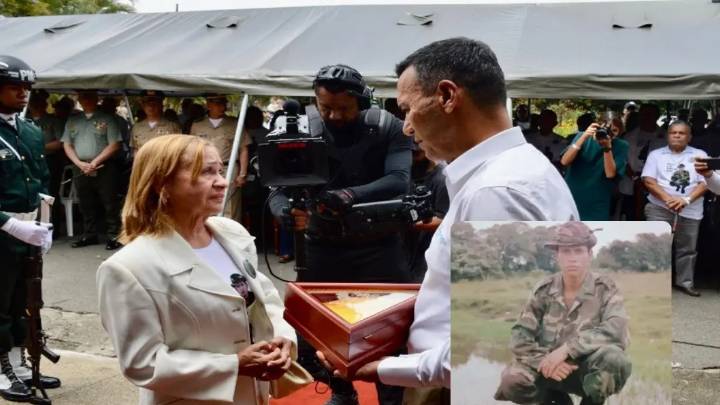 Tras 28 años, el Estado colombiano pidió perdón por la desaparición del soldado antioqueño Óscar Tabares