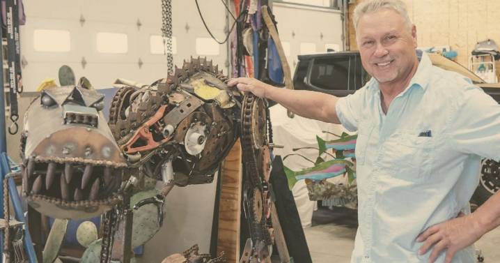 Park County artist creates sculptures with old equipment