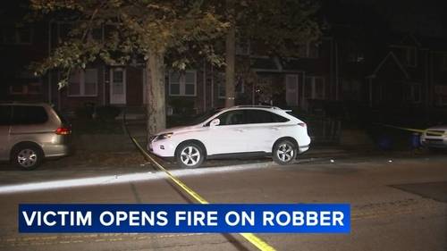 Philadelphia robbery victim flips the script on suspect, pulls out his own gun in Olney