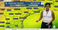 Isolated t-showers will wrap up as drier air moves in this afternoon