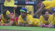 Savannah Bananas debut at Petco Park in front of a sold out crowd