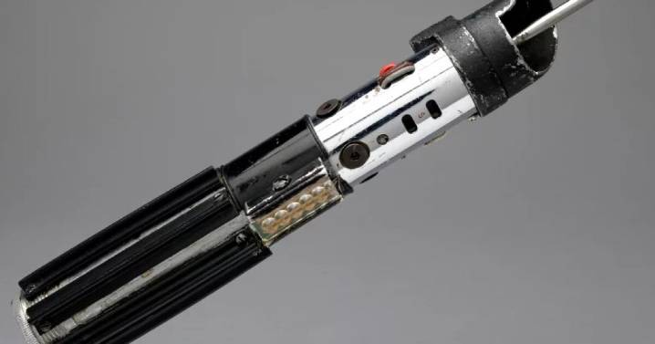 Darth Vader's red lightsaber is heading to auction for the first time