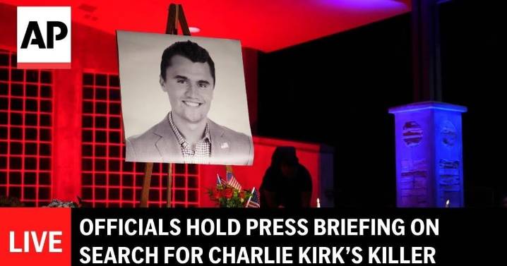 LIVE: Officials hold press briefing on search for Charlie Kirk’s killer