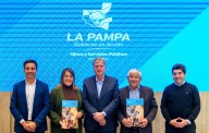 Infraestructura hídrica: Ziliotto firmó convenios con Winifreda y Lagos