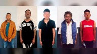 Detienen en Chiautempan a cinco presuntos implicados en robo a tienda de conveniencia