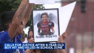 Community calls for justice after 9-year-old Anakin Perez hit, killed by car outside McNair Elementary School on Walton Street