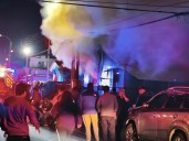 Incendio deja una vivienda destruida y otra con importantes daños en Puerto Aysén