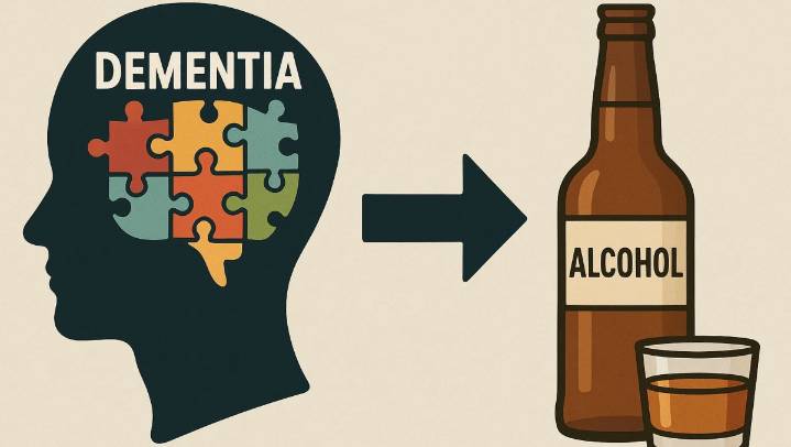 Beber CUALQUIER cantidad de alcohol probablemente aumenta el riesgo de demencia
