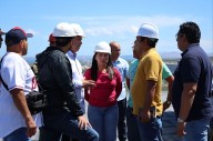 Supervisan trabajos en la escuela "La Franja de la Llanada" en Sucre