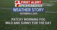 Forecast: Patchy fog into sunshine on Saturday