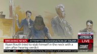 Routh Tries to Stab Self With Pen Amid Trump Assassination Conviction