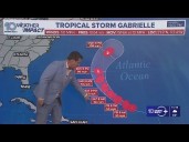 Tracking the Tropics: Gabrielle expected to restrengthen through the weekend