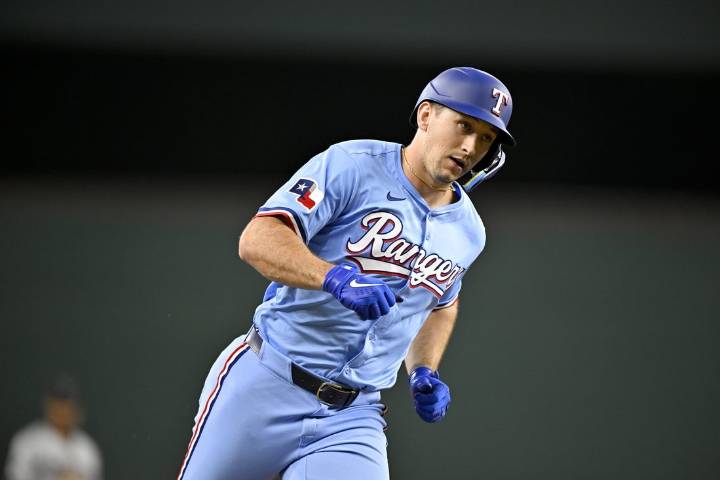 Deadspin | Rangers OF Wyatt Langford returns to injured list due to oblique strain