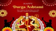 Happy Durga Ashtami 2025: Auspicious Wishes, images, quotes, status & captions