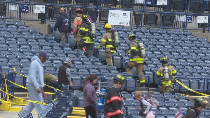Annual Grand Rapids 9/11 Memorial Stair Climb held at LMCU Ballpark