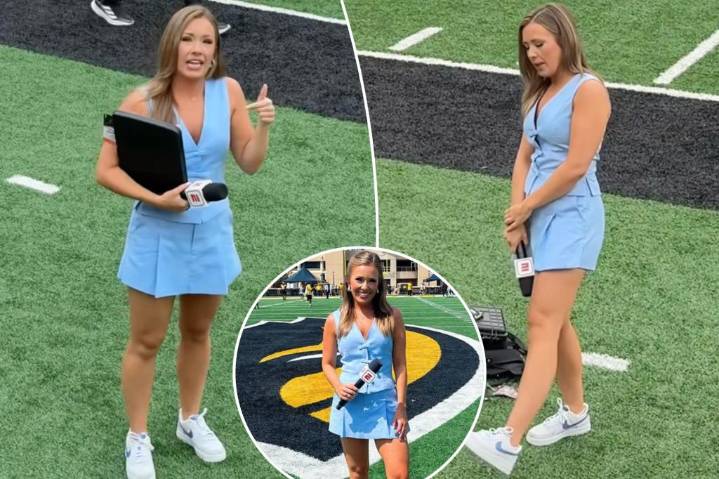 ESPN's Taylor Davis goes viral over sideline rap video