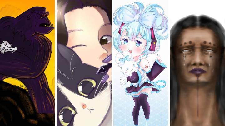 Conociendo a los ilustradores de la KokoFest: Franco, Jessica, Jorgelina y Maxi