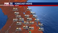Orlando weather: Warm and muggy temperatures with afternoon scattered storms possible