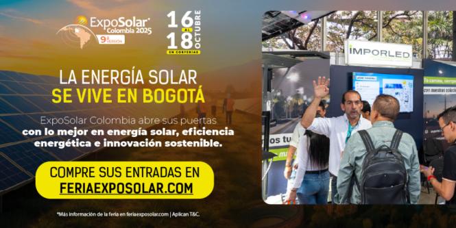 ExpoSolar Colombia, el hub de negocios solares, llega a Bogotá