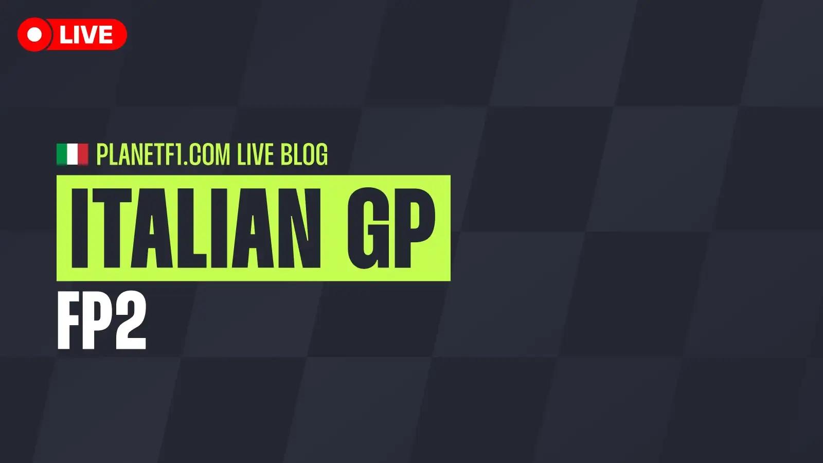 F1 LIVE: All the FP2 action as it happened at Monza