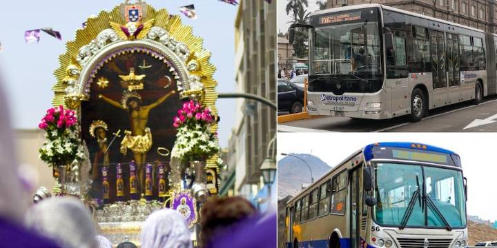 ¿Cómo llegar a la primera procesión del Señor de los Milagros con el Metropolitano y corredores? Rutas y tarifas para el 4 de octubre