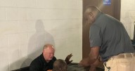 PHOTO -- 'We're Doing God's Work': 45 Inmates Baptized at Georgia Jail