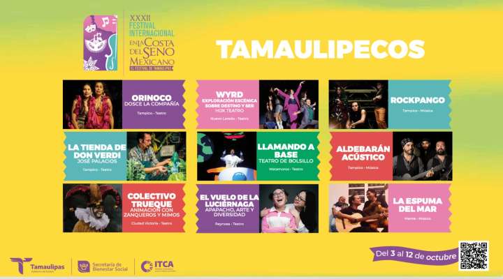 Festival Internacional en la Costa del Seno Mexicano llegará a los 43 municipios