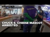 Video shows Chuck E. Cheese mascot arrested in Florida mid