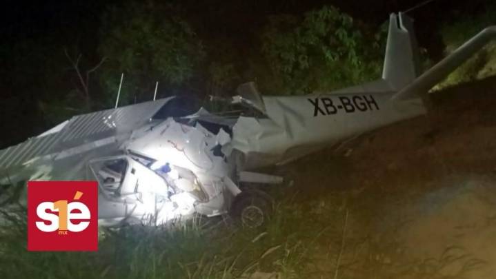 #Video Caída de avioneta en Nuevo León, deja dos personas muertas