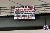 Amenazan con "narcomantas" a jefe policiaco de Tecate