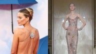 Margot Robbie Goes Sheer in Armani Dress at 'Big Bold Beautiful' Premiere