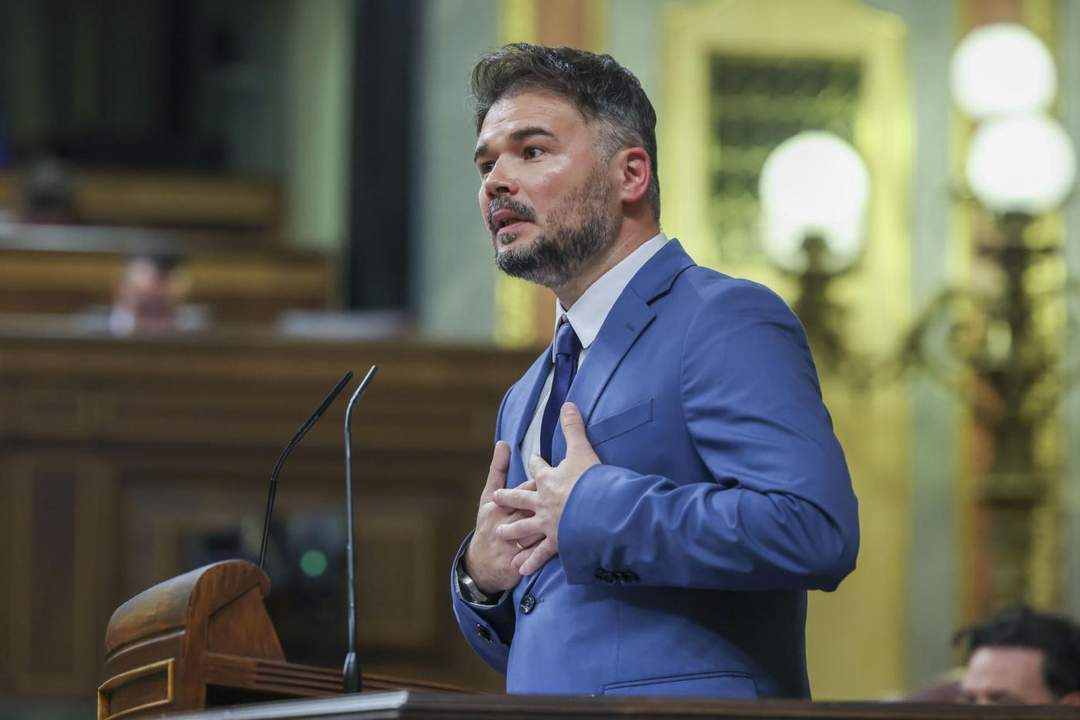 Rufián señala "la torpeza" del PP por no hablar de "genocidio"