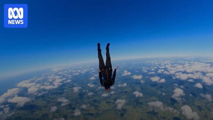 Australian speed skydiver hangs on to title of fastest woman in the world