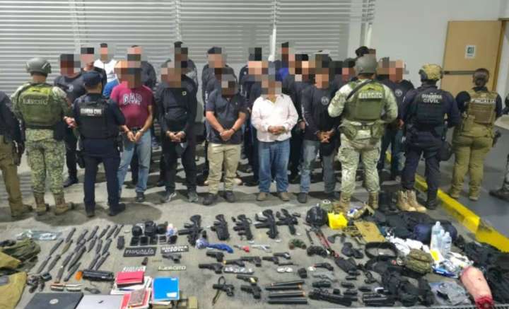 DETIENEN a 38 presuntos “guardias” de La Luz del Mundo en un campamento en Vista Hermosa, Michoacán