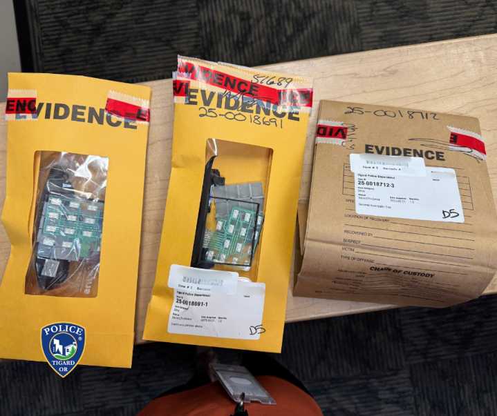‘Check your bank statement’: police warn public after credit-card skimmers found in Tigard stores