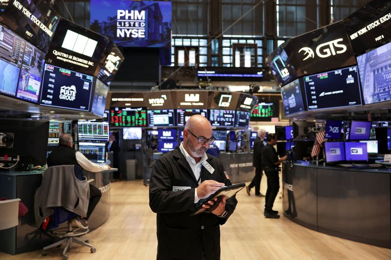 Wall Street futures gain as markets eye jobs data; Salesforce falls