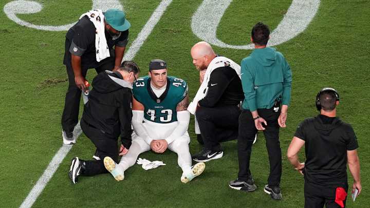 Philadelphia Eagles star suffers devastating feared season-ending injury on first play of NFL opener vs Dallas Cowboys