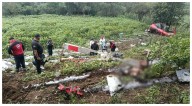 Tragedia aérea en el Edomex: helicóptero se desploma y deja dos muertos