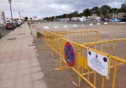Canchas para el torneo de bola Abuelos Conejeros