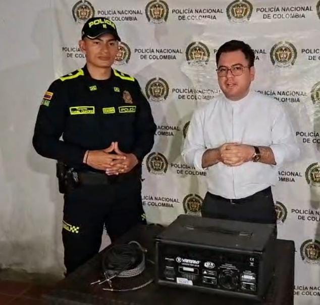 Policía recuperó elementos hurtados de la parroquia en Palermo, Huila