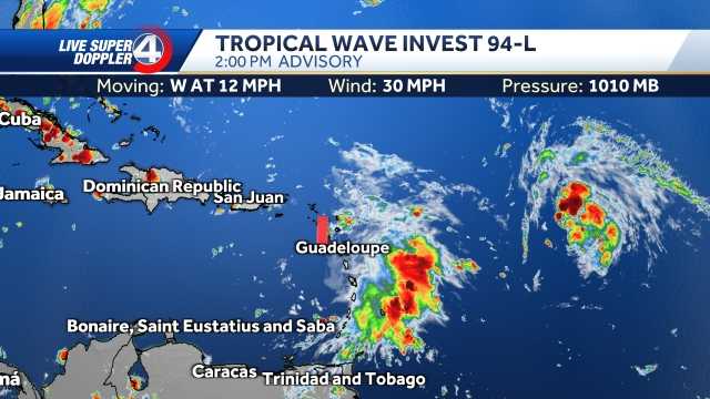 'Double barrel' tropical threat possible near southeastern coast