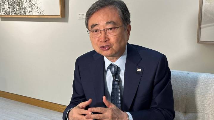 South Korea's top diplomat says his nation has asked Trump to be a 'peacemaker' with North Korea