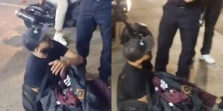 Julio bajó de su bici, levantó y protegió con su cuerpo a bebé recién nacida abandonada por su madre a media calle